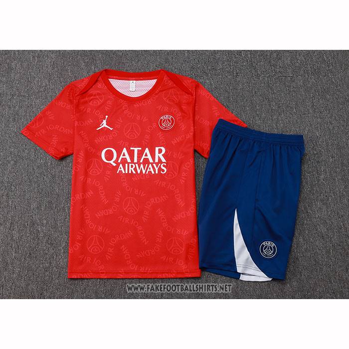 Tracksuit
 Paris Saint-Germain Jordan Short Sleeve
 2024-2025 Red
 - Shorts

